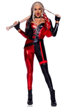 Womens Chaos Cutie Leg Avenue Harley Quinn Costume