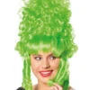 Deluxe Green Panto Dame Big Pompadour Wig 2 Deluxe Green Panto Dame Big Pompadour Wig -Halloween Fans Shop 8735 16 rs