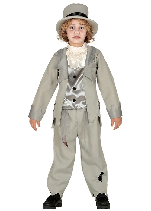 Childrens Halloween Ghost Groom Costume 3 Childrens Halloween Ghost Groom Costume