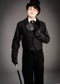 Adult Victorian Black Mens Tailcoat Jacket