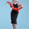 Adult Ladies Disney Cruella De Vil Costume -Halloween Fans Shop 880564 cruella costume 2