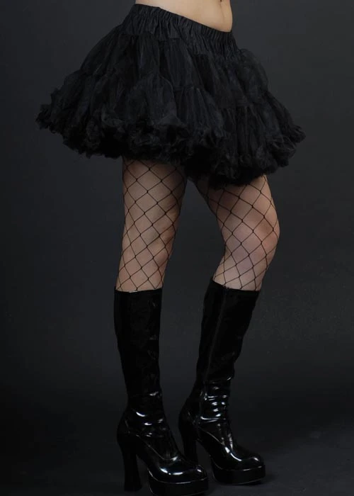 Deluxe 80s Black Layered Tulle Petticoat 4 Deluxe 80s Black Layered Tulle Petticoat - Image 2