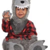 Baby Size Halloween Grey Werewolf Costume -Halloween Fans Shop 9902582rs