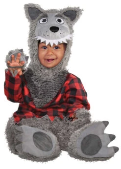 Baby Size Halloween Grey Werewolf Costume