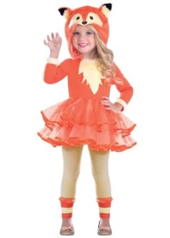 Childrens Cute Fox Girl Costume