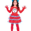 Childrens Dr Seuss Thing One And Thing 2 Girls Costume