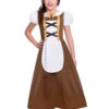 Kids Size Brown Tudor Girl Costume 2 Kids Size Brown Tudor Girl Costume -Halloween Fans Shop 9905295 rs