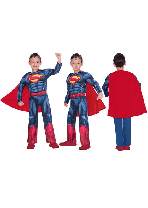 Kids Size Classic Superman Costume 4 Kids Size Classic Superman Costume - Image 2