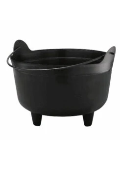 Large Halloween Black Witch Cauldron