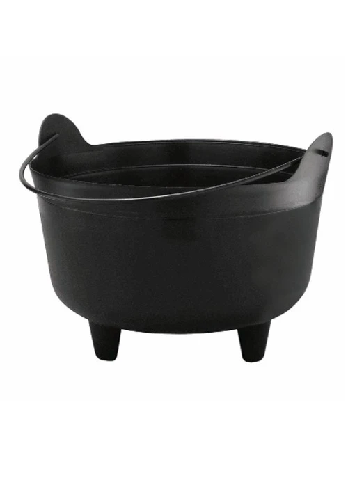 Large Halloween Black Witch Cauldron 3 Large Halloween Black Witch Cauldron