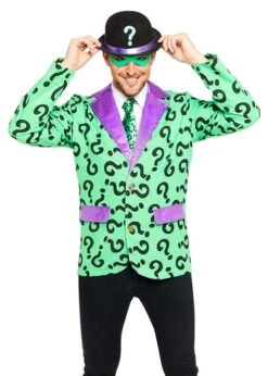 Adult Size Mens The Riddler Costume