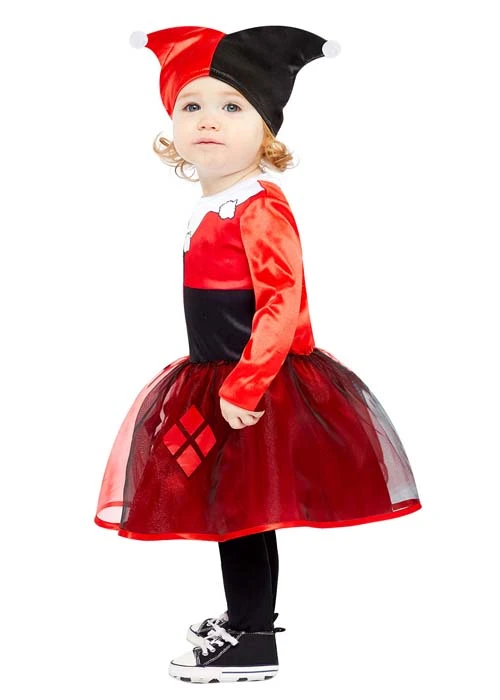 Toddlers Size Baby Harley Quinn Costume 5 Toddlers Size Baby Harley Quinn Costume - Image 3