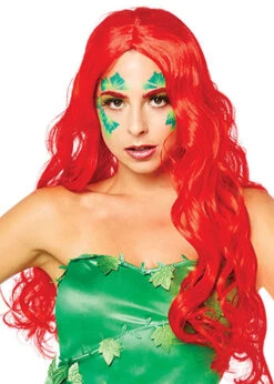 Womens Poison Ivy Red Wig