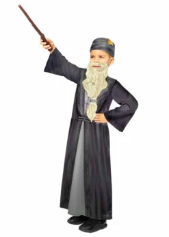 Childrens Harry Potter Dumbledore Wizard Costume 8 Childrens Harry Potter Dumbledore Wizard Costume -Halloween Fans Shop 9912464 rs 02