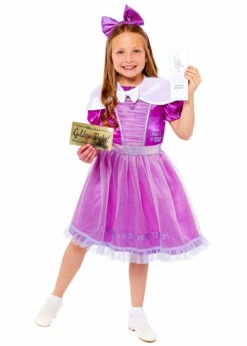 Childrens Charlie And The Chocolate Factory Veruca Salt Costume