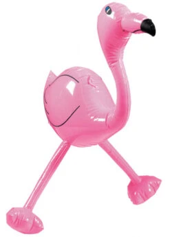 Bright Pink Inflatable Flamingo