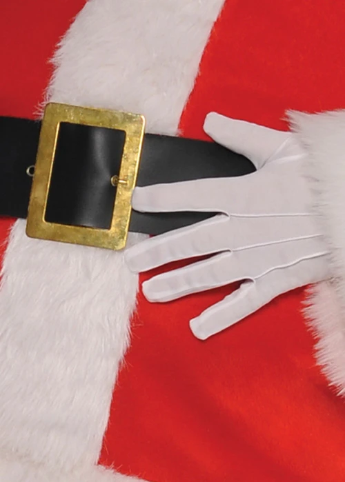 Adult Mens L/XL Christmas Plush Santa Suit Costume 4 Adult Mens L/XL Christmas Plush Santa Suit Costume - Image 2