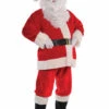 Adult Mens S/M Christmas Plush Santa Suit Costume -Halloween Fans Shop 996122rs