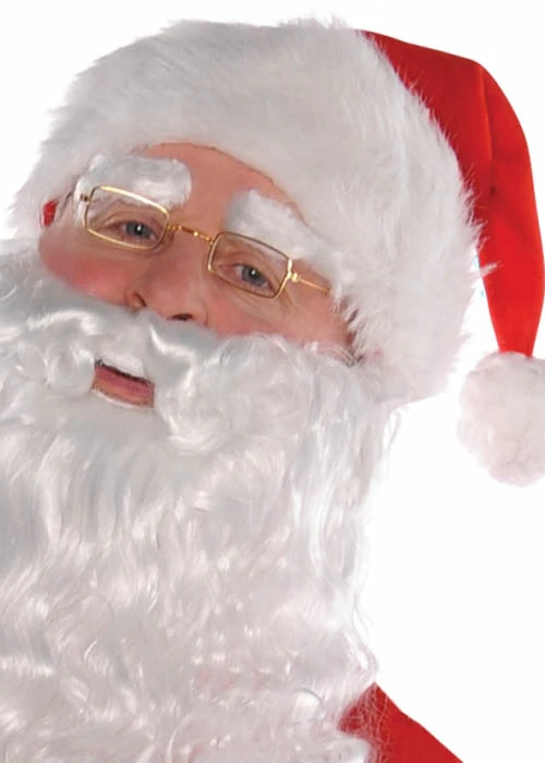 Adult Mens S/M Christmas Plush Santa Suit Costume 4 Adult Mens S/M Christmas Plush Santa Suit Costume - Image 2