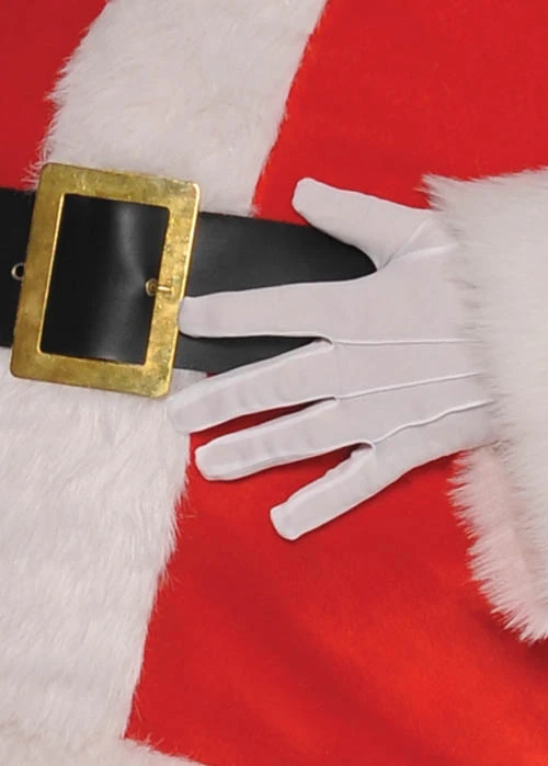 Adult Mens S/M Christmas Plush Santa Suit Costume 5 Adult Mens S/M Christmas Plush Santa Suit Costume - Image 3