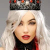 Wicked Queen Gothic Black Metal Royal Crown