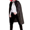 Adult Size Halloween Vampire Cape With Collar 2 Adult Size Halloween Vampire Cape With Collar -Halloween Fans Shop AC 9411 rs