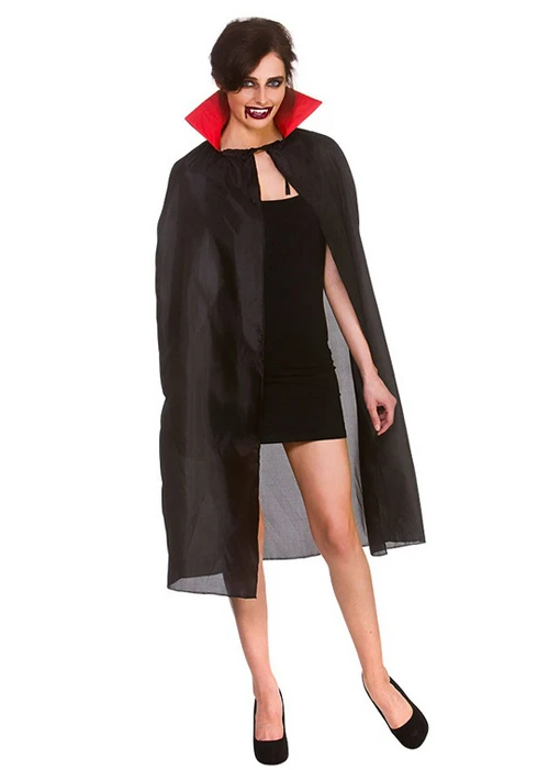Adult Size Halloween Vampire Cape With Collar 4 Adult Size Halloween Vampire Cape With Collar - Image 2