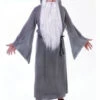Adult Gandalf Style Grey Wizard Robe Costume -Halloween Fans Shop AC130rs
