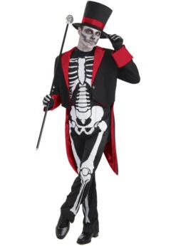 Mens Mr Bone Jangles Skeleton Costume