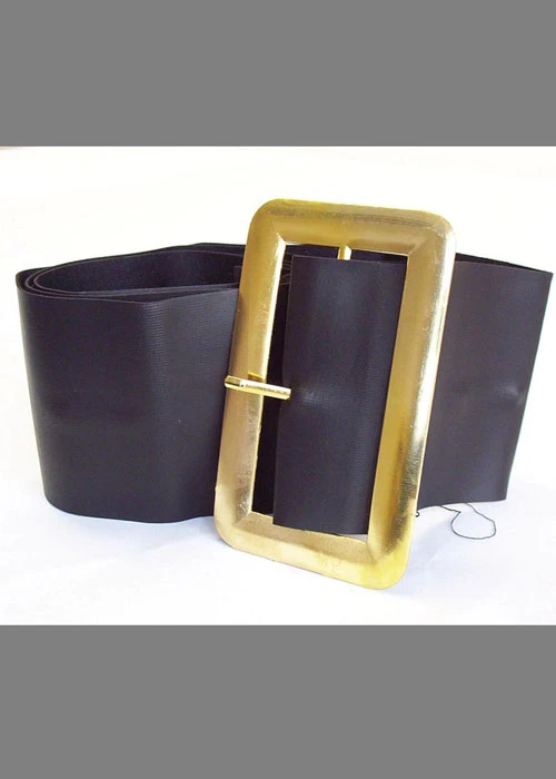 Mens 70s Pimp Leather Look Black Buckle Belt 3 Mens 70s Pimp Leather Look Black Buckle Belt