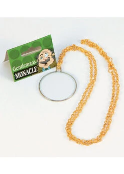 Victorian Gentlemans Monocle On Chain