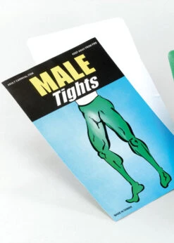 Adult Mens Size White Tights