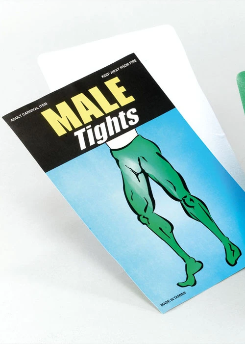 Adult Mens Size White Tights 3 Adult Mens Size White Tights