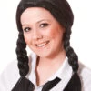 Black Plaited Wig