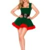 Womens Christmas Deluxe Head Elf Costume -Halloween Fans Shop C188 elf costume