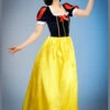 Womens Long Snow White Style Costume 1 Womens Long Snow White Style Costume -Halloween Fans Shop EF 2144 long snow white costume