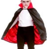 Childrens Deluxe Satin Vampire Cape With Collar -Halloween Fans Shop EGB 4922 rs