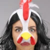 Chicken Mask On Headband -Halloween Fans Shop EM152 chicken mask headpiece