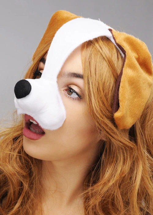 Dog Mask On Headband 4 Dog Mask On Headband - Image 2