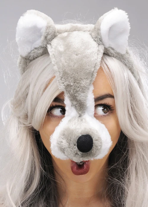 Grey Werewolf Headpiece Wolf Mask 4 Grey Werewolf Headpiece Wolf Mask - Image 2