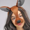 Australian Kangaroo Mask On Headband -Halloween Fans Shop EM343 kangaroo mask headpiece