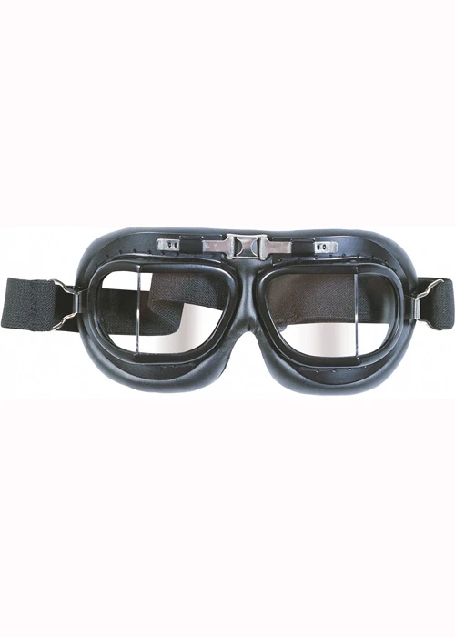 1940's Biggles Pilot Deluxe Black Flying Goggles 3 1940's Biggles Pilot Deluxe Black Flying Goggles