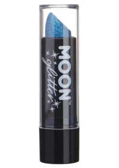Blue Holographic Glitter Lipstick