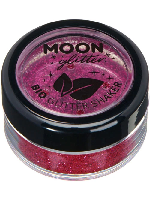 Biodegradable Fine Dark Rose Pink Glitter Shaker 3 Biodegradable Fine Dark Rose Pink Glitter Shaker