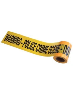 Halloween Crime Scene Warning Tape Decoration