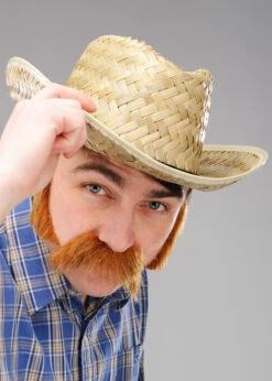 Mens Western Straw Cowboy Hat