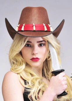 Australian Brown Crocodile Hunter Hat -Halloween Fans Shop H36 369 brown crocodile hunter hat 02