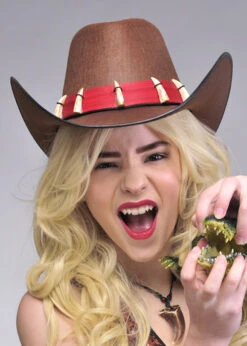 Australian Brown Crocodile Hunter Hat -Halloween Fans Shop H36 369 brown crocodile hunter hat 03