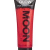 Glow In The Dark Neon Red Make-Up Tube 12ml -Halloween Fans Shop M5533rs