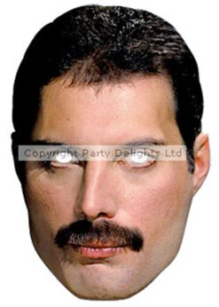 Freddie Mercury Card Face Mask
